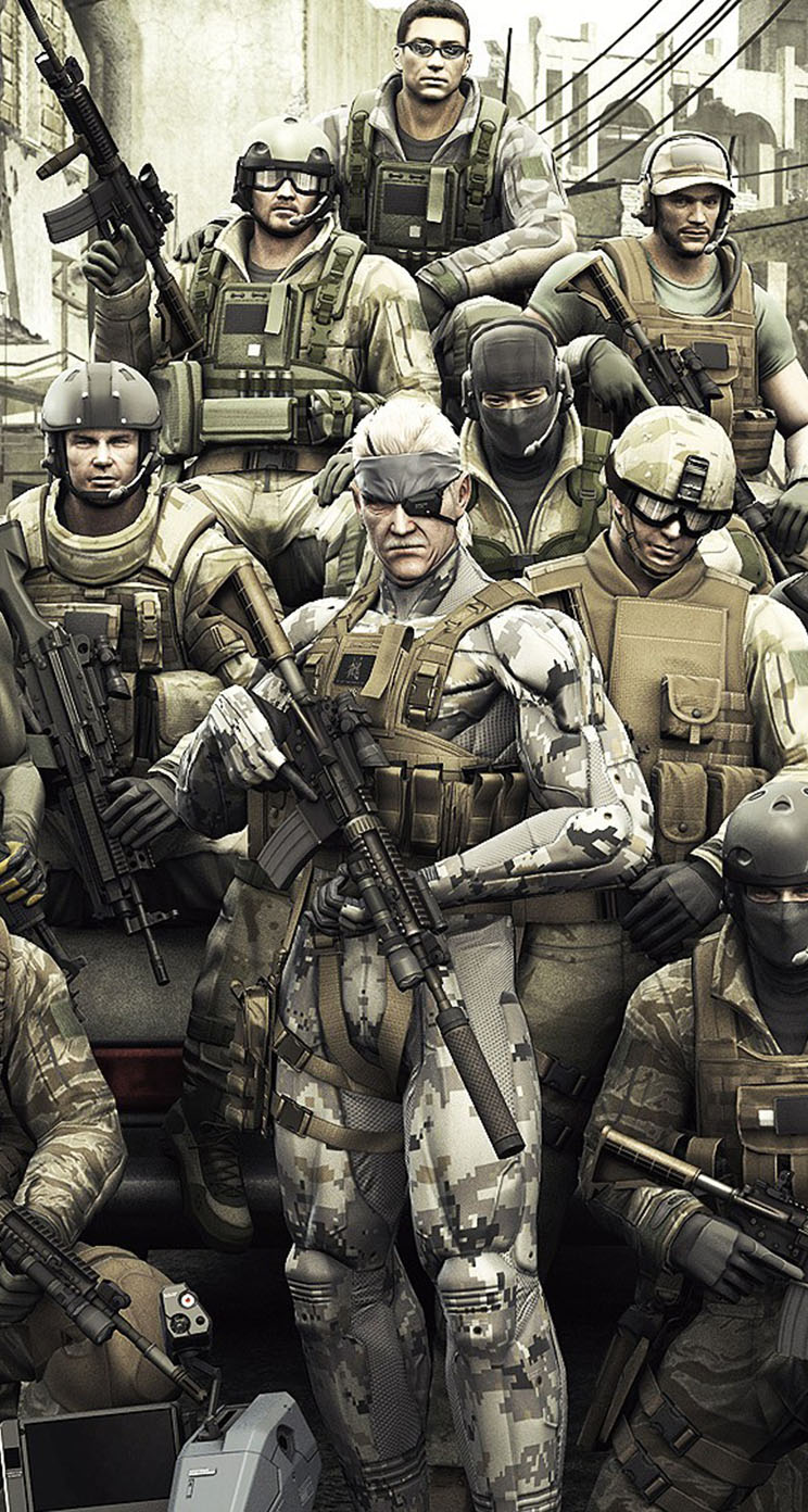 Metal Gear Solid Poster iPhone Wallpaper Tags Guns