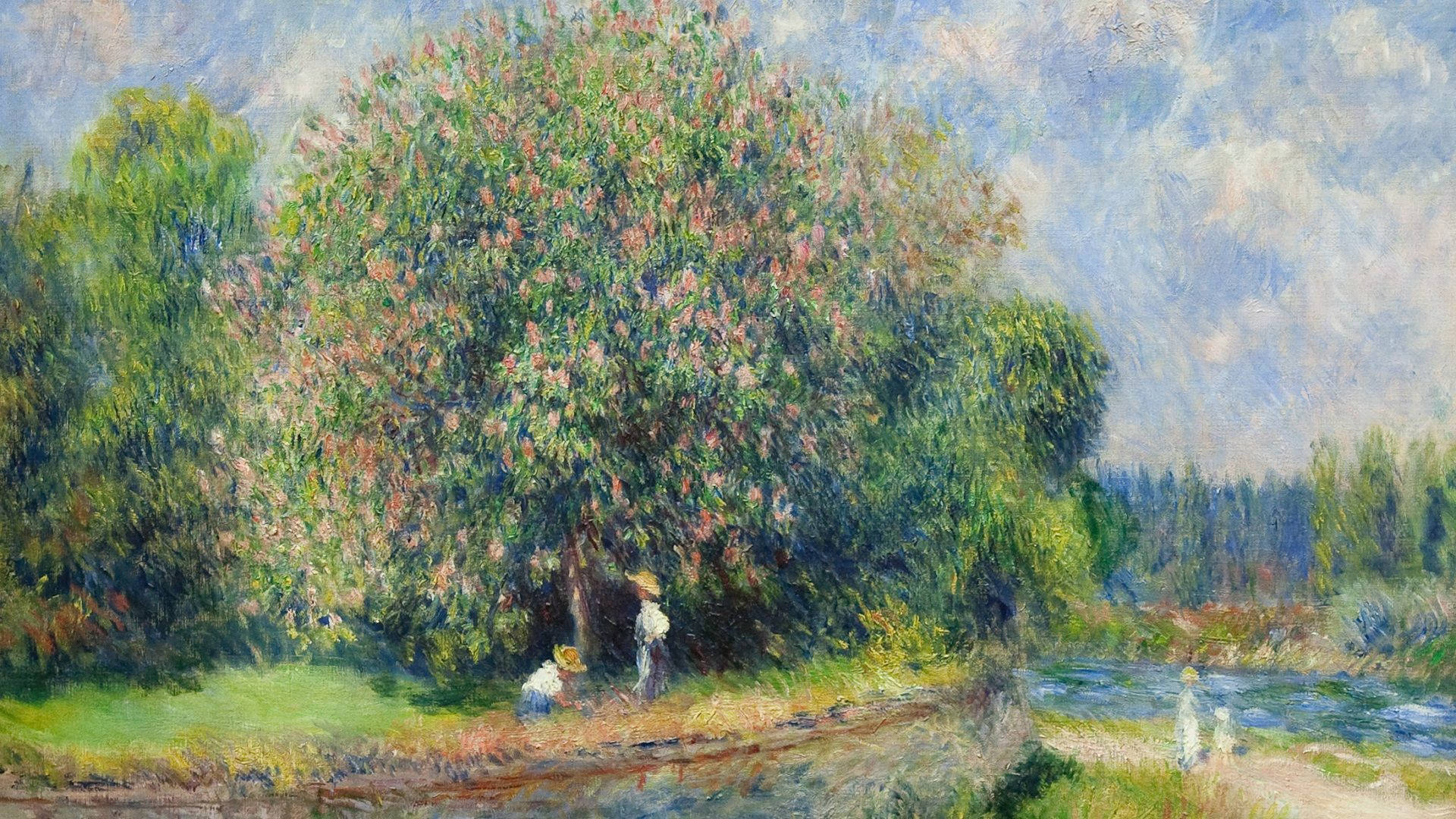 Chestnut In Bloom Impressionist Art 73tu64xxbgyc3g4l Wallpaper