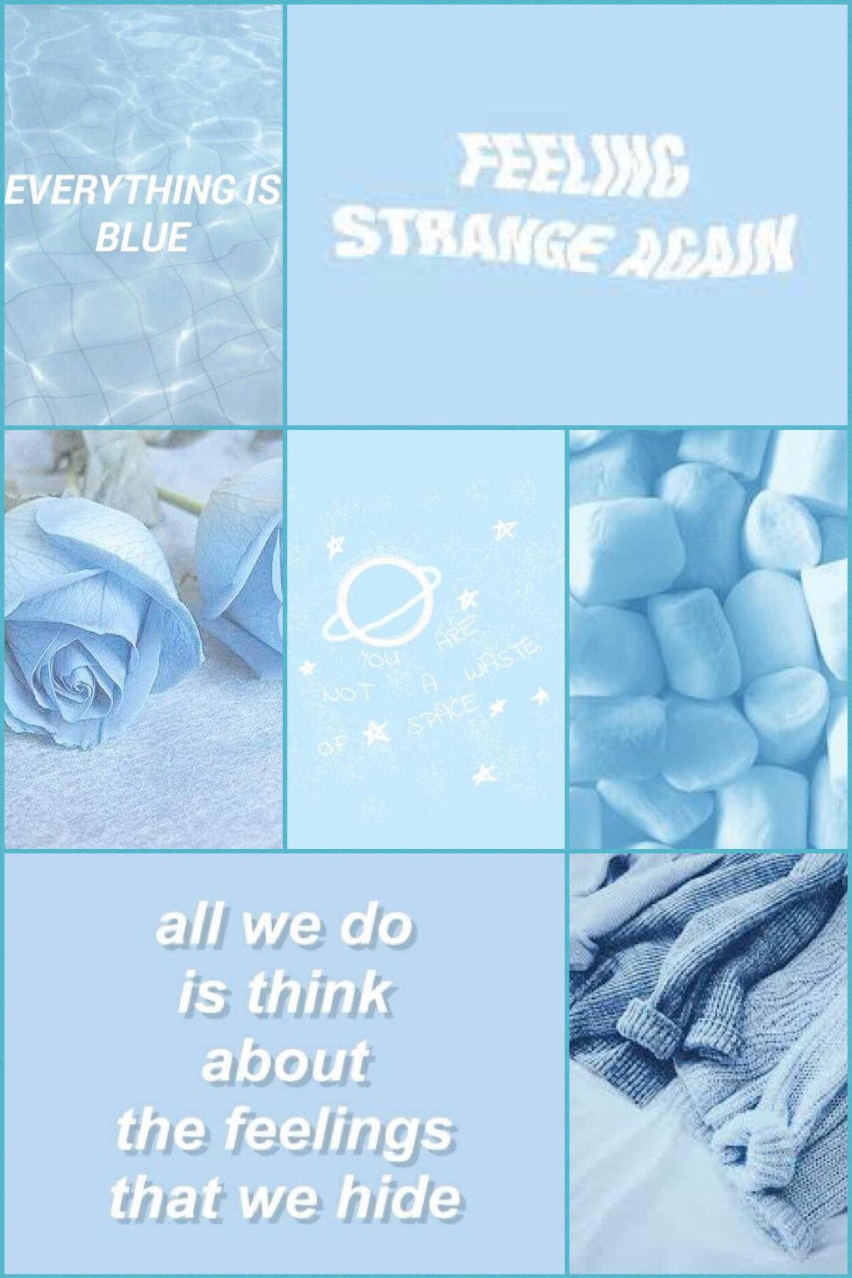 Light Blue Aesthetic iPhone Wallpaper