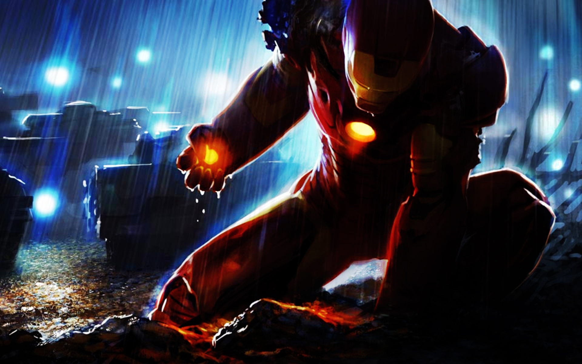 Iron Man Desktop HD Wallpaper Stylish