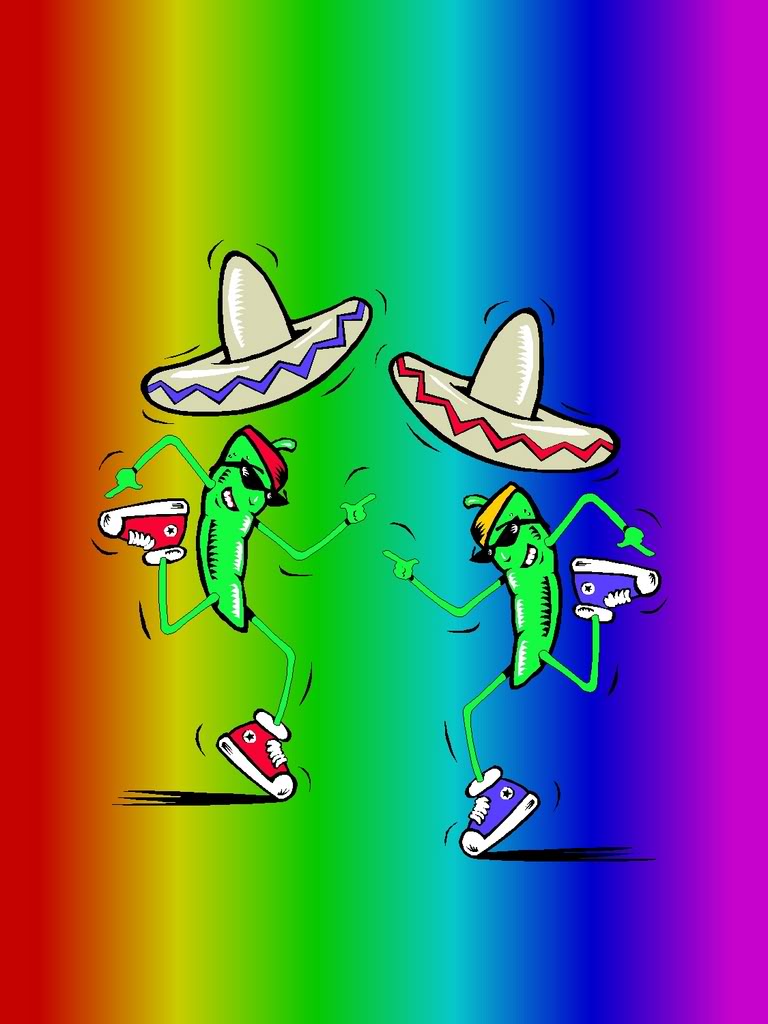 Cool Mexican Backgrounds Mexican dancing peppers