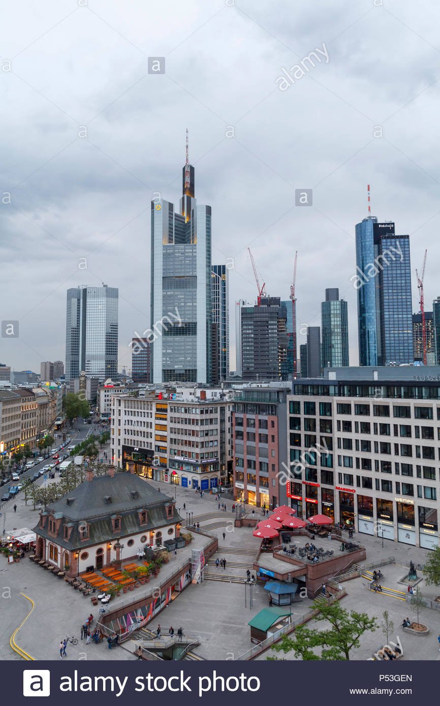 🔥 Free download City view of central Frankfurt with modern skyscrapers ...