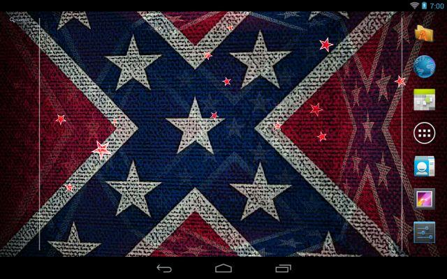 Confederate Flag Wallpaper Phone Rebel flag live wallpaper 640x400