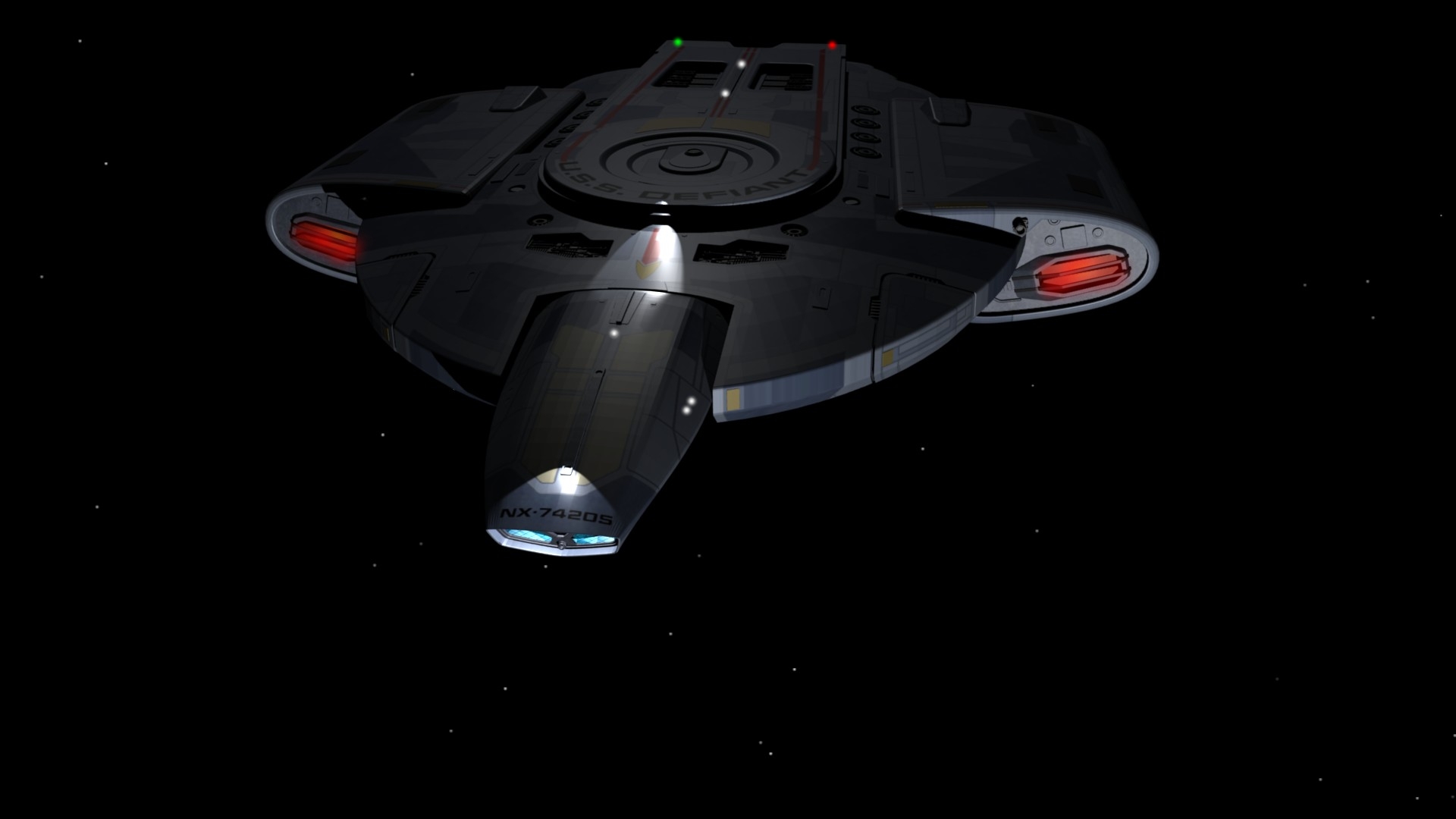 Home Wallpaper Uss Defiant From Ds9 HD