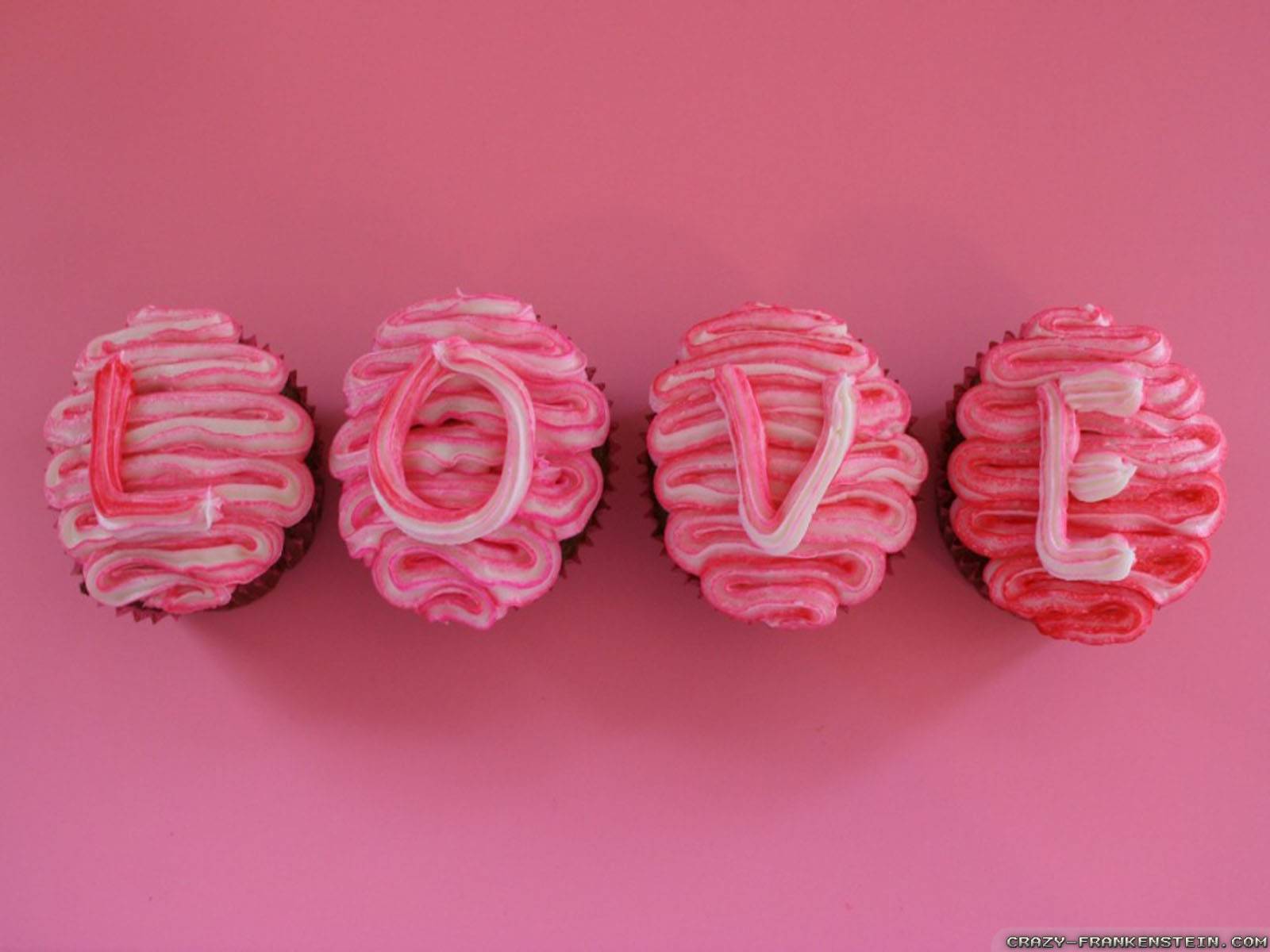 Valentines Day Candy Cupcakes Wallpaper