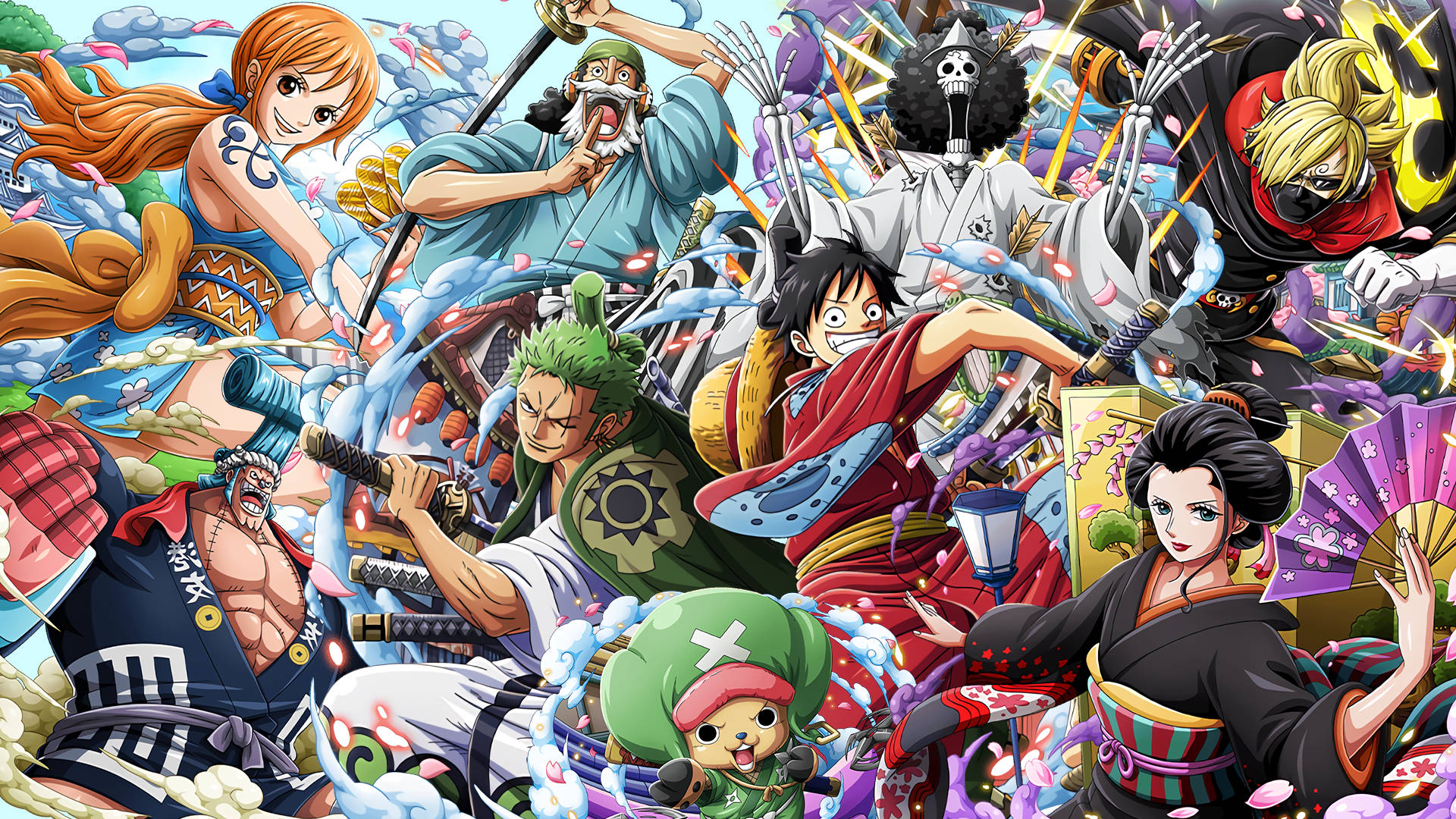 One Piece Wano Group Mpc8te0wsy55z9xe Wallpaper