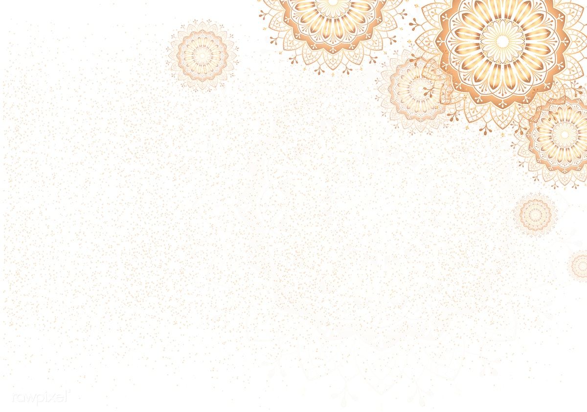 Download premium vector of Golden mandala on white background 1200x842