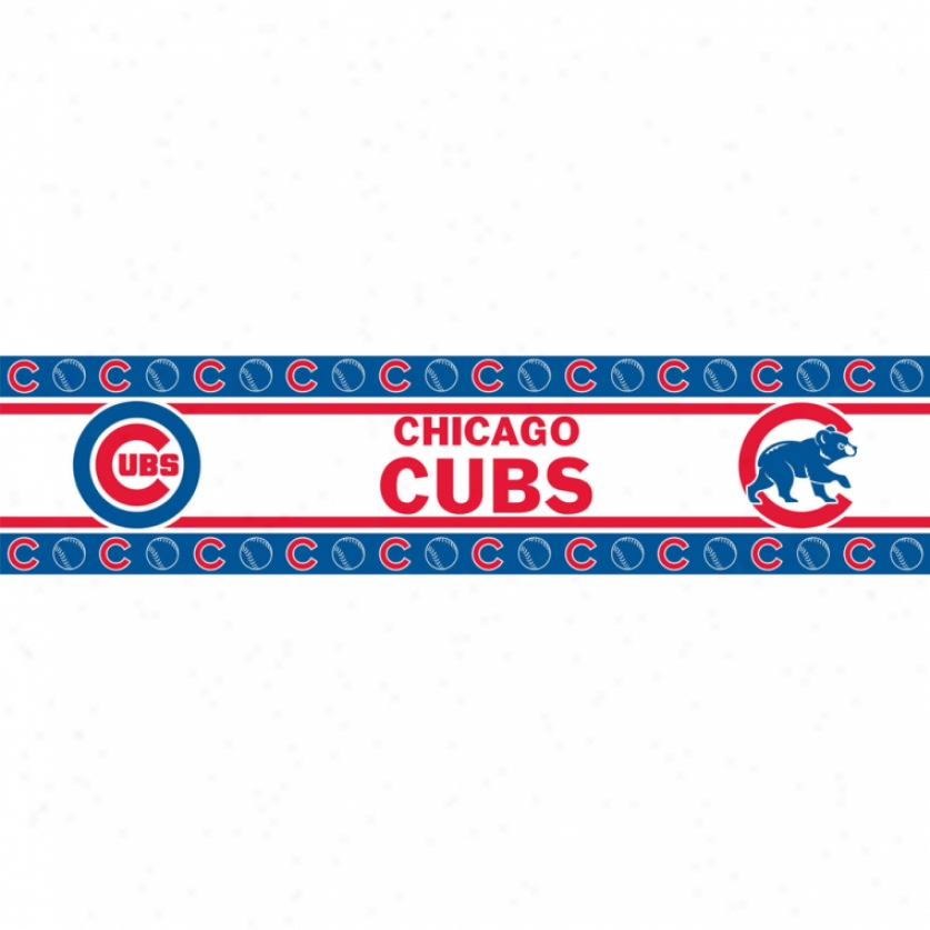 Chicago Cubs Peel Stick Edge