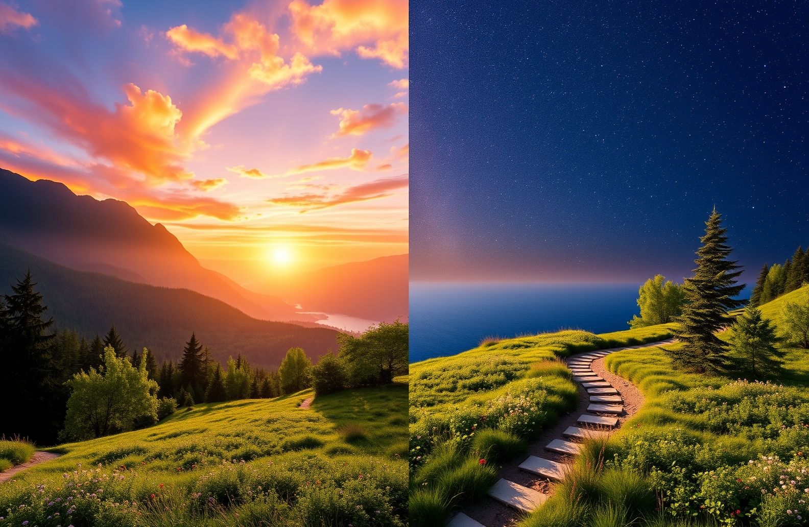X Dual Screen Wallpaper