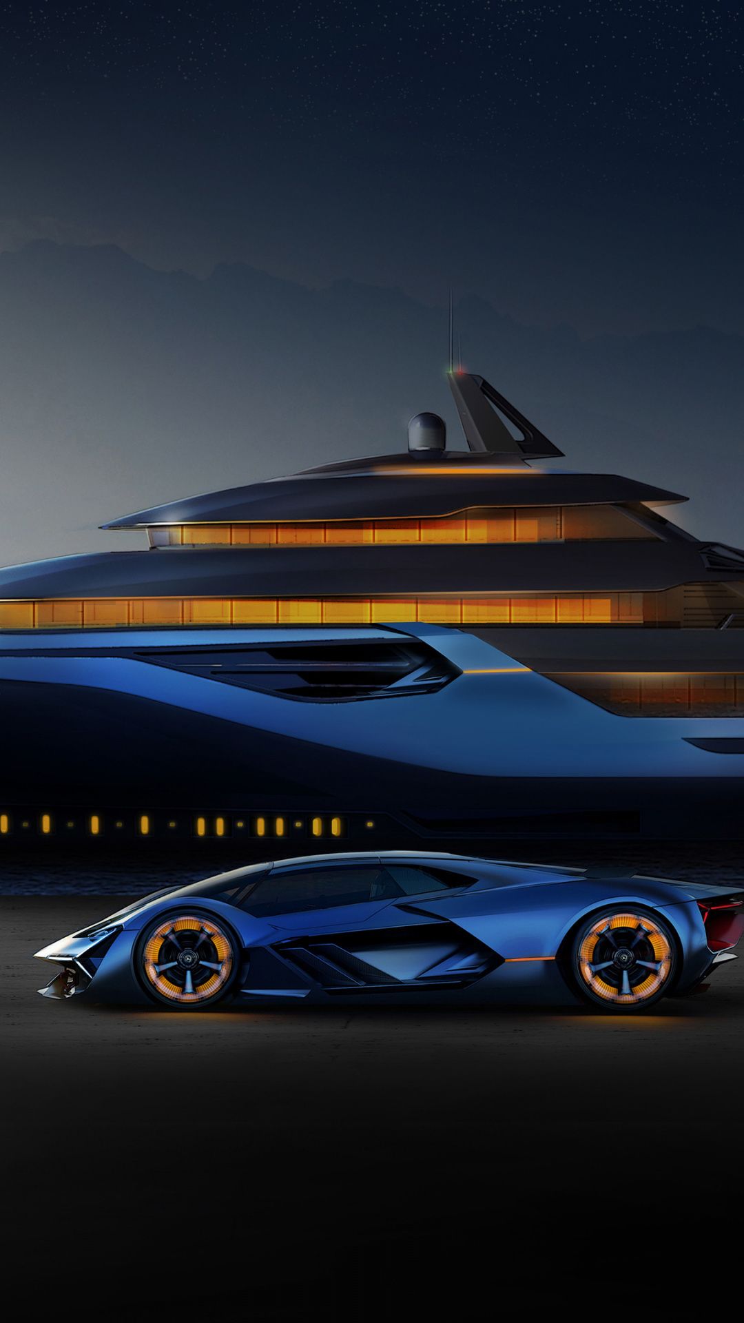 Lamborghini Terzo Millennio And Explorer Concept Artwork
