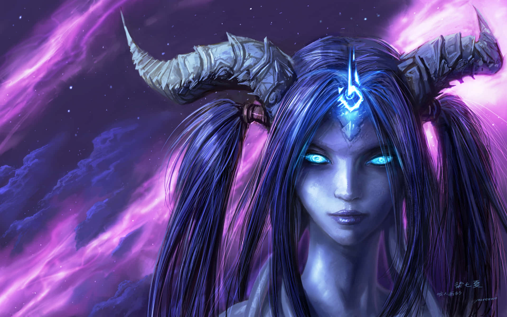 The Mysterious Devil Girl Wallpaper