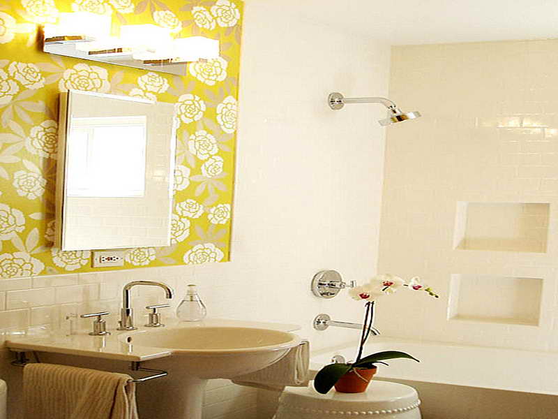 Photos Of The Bathroom Wallpaper Ideas