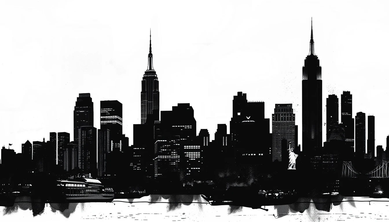 Nyc Black And White Wallpaper