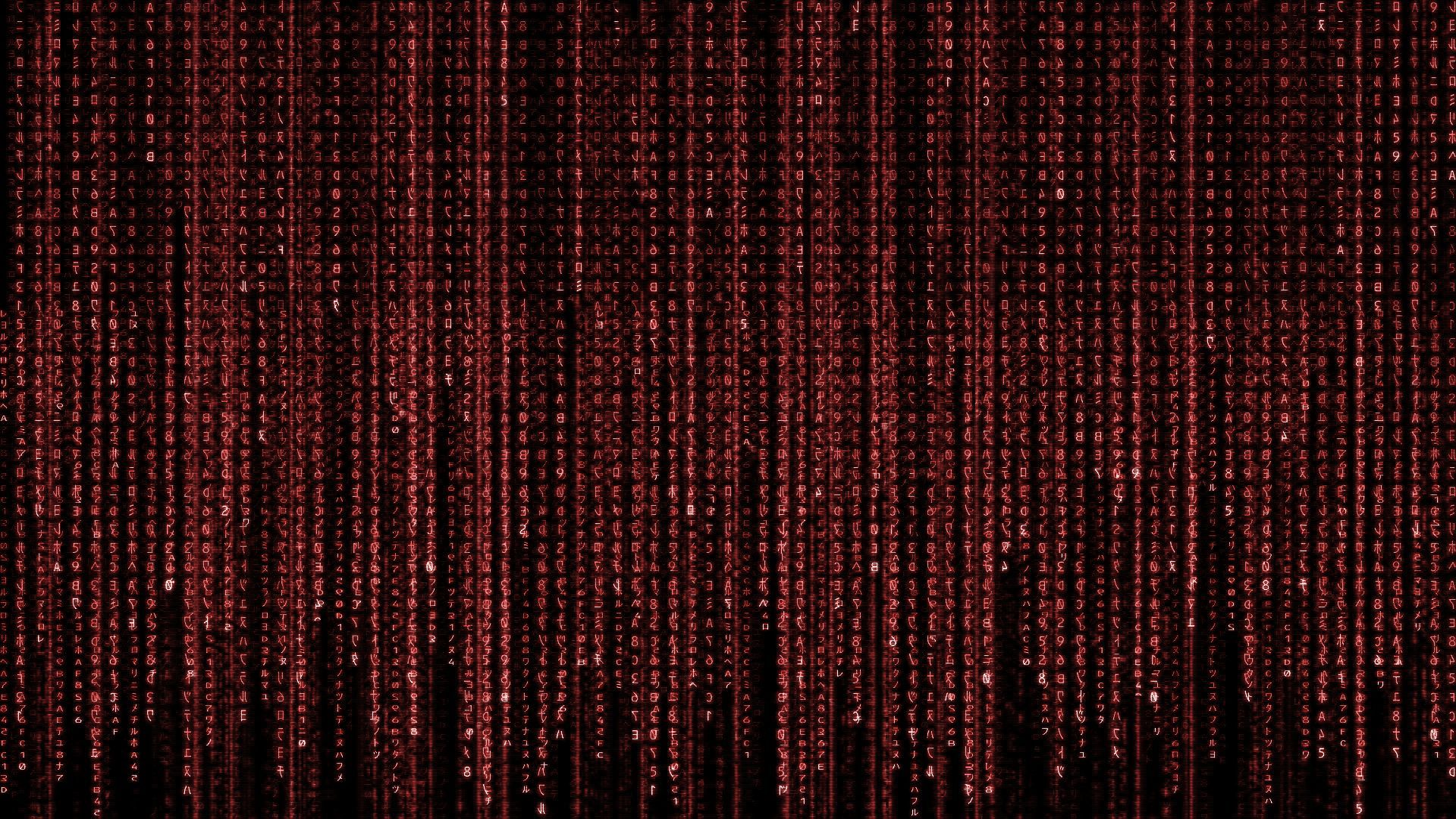 Hd Wallpaper Blue Matrix Binary Code Widescreen