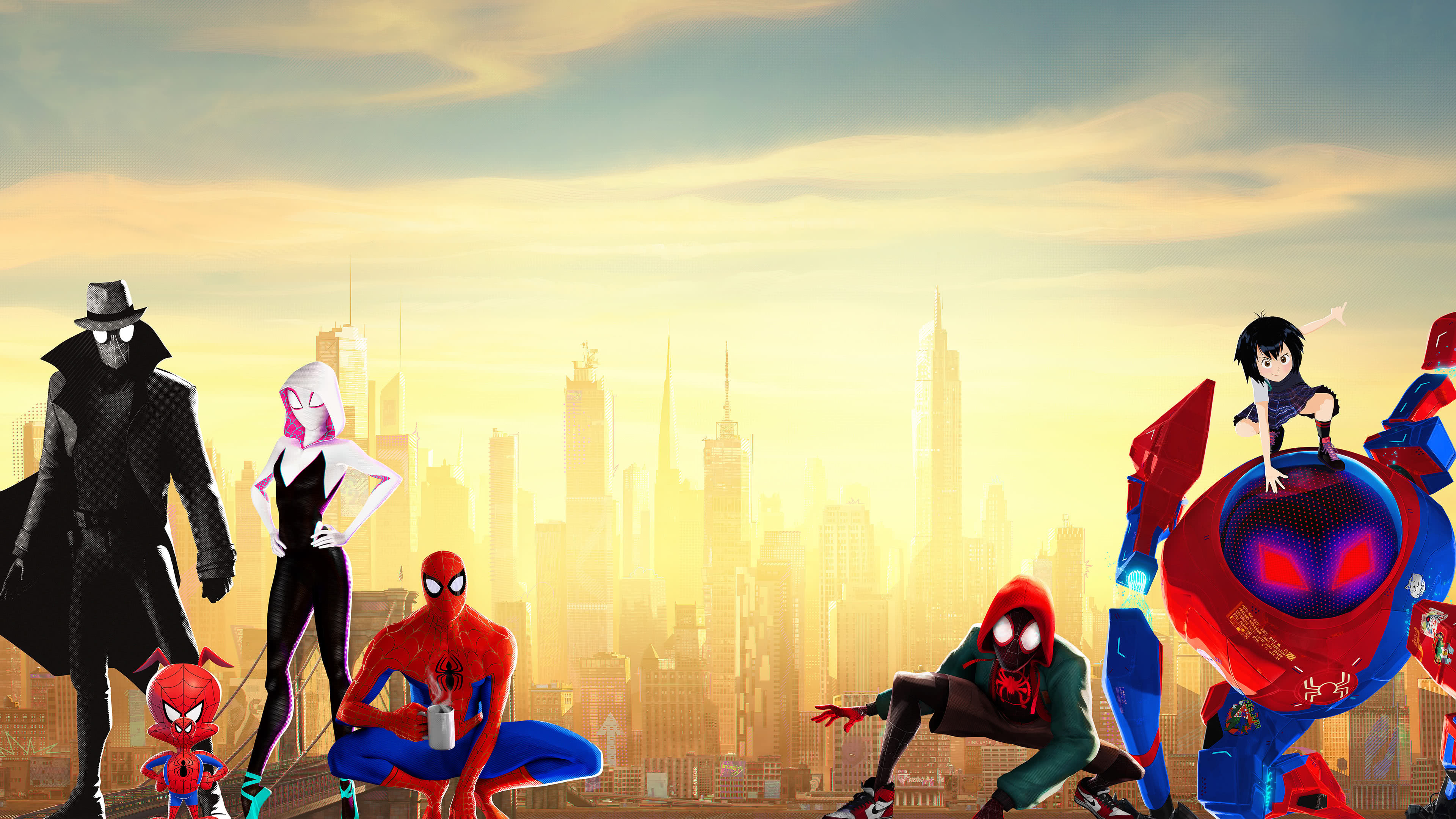 Spider Man Into The Verse UHD 4k Wallpaper