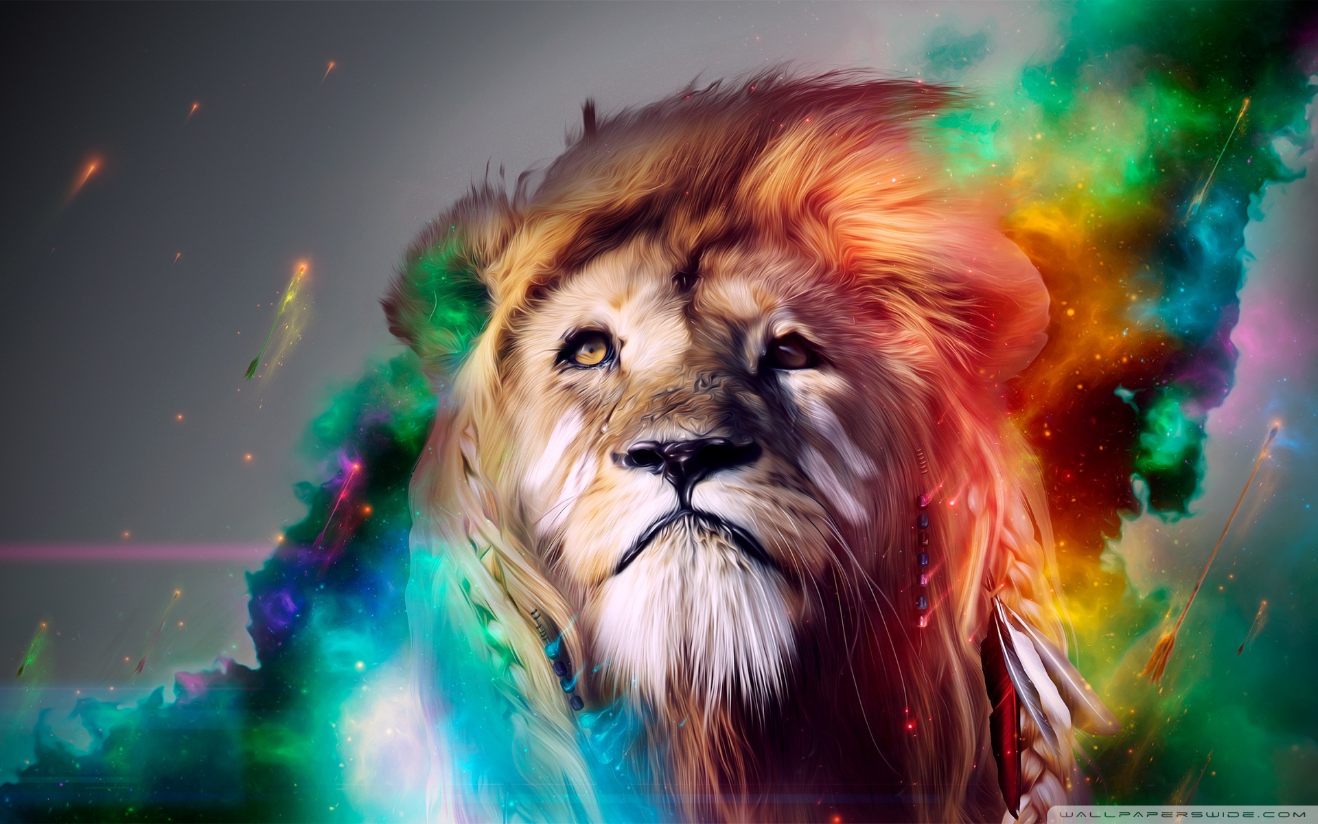 Lion Abstract 4k HD Desktop Wallpaper For Ultra Tv