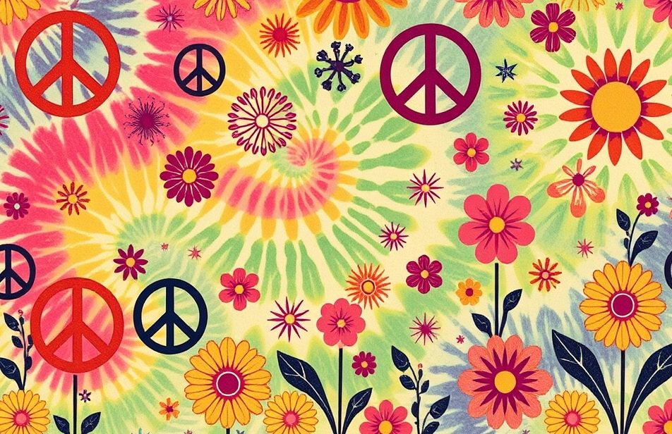 Vintage Hippie Aesthetic Wallpaper