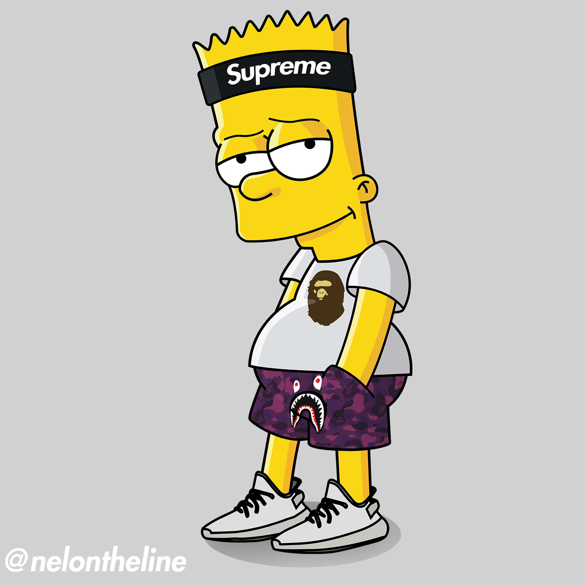 Supreme Bart Simpson Free Wallpaper download - Download Free Supreme Bart  Simpson HD Wallpapers to your mobile phone or tablet