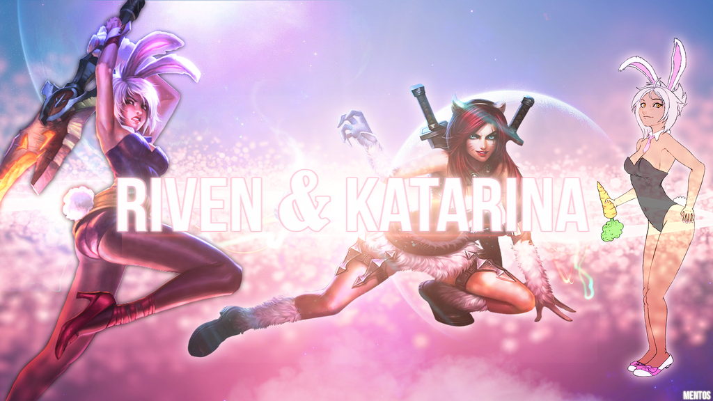 League Of Legends Fanart Riven And Katarina By Xmentos