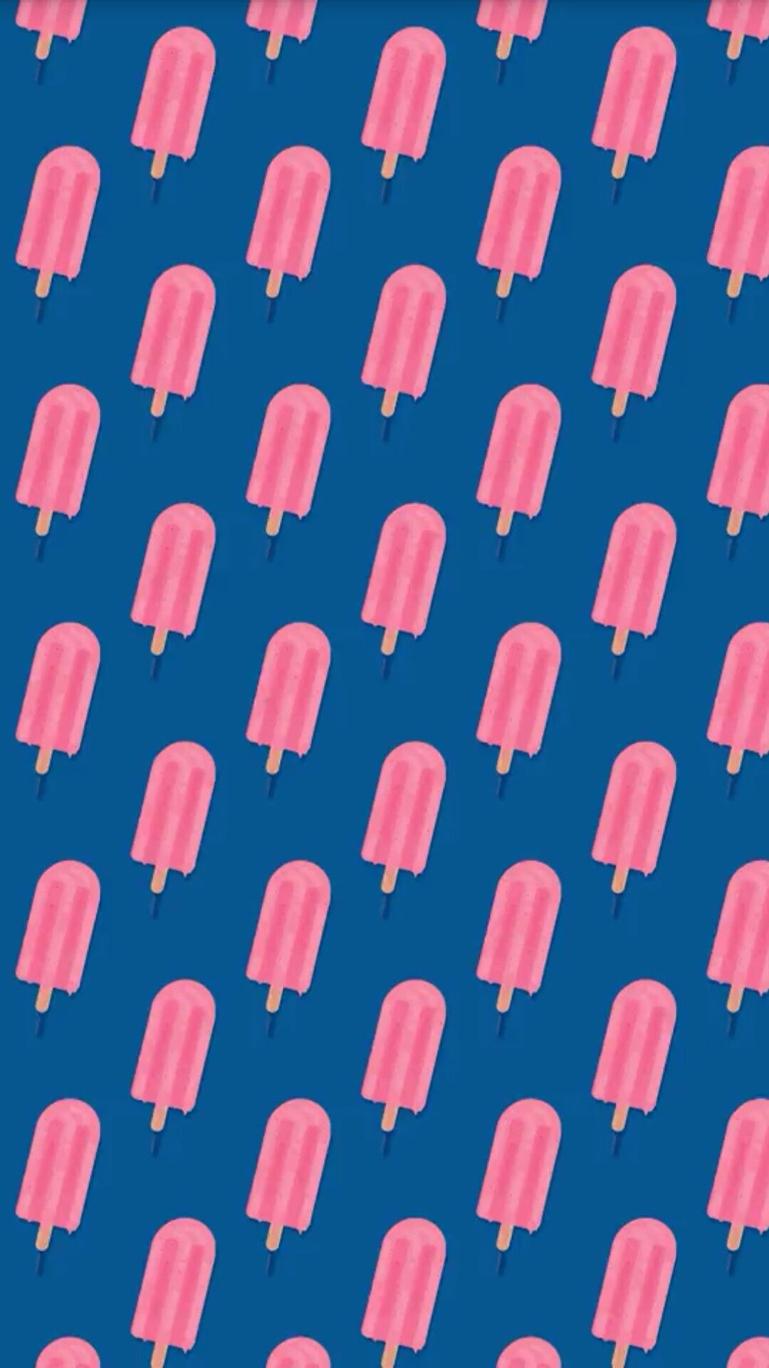 Pink Popsicles Phone Background Fruit Wallpaper Pattern