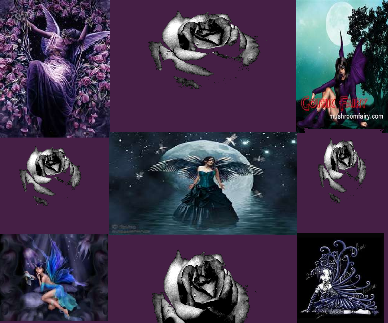 Gothic Fairies Wallpaper