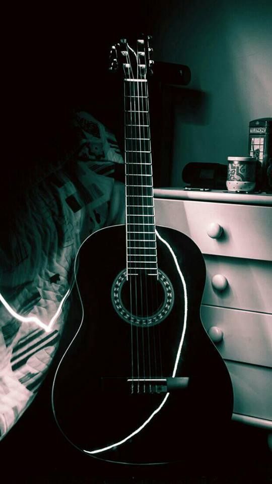 Guitar Room Music Wallpaper