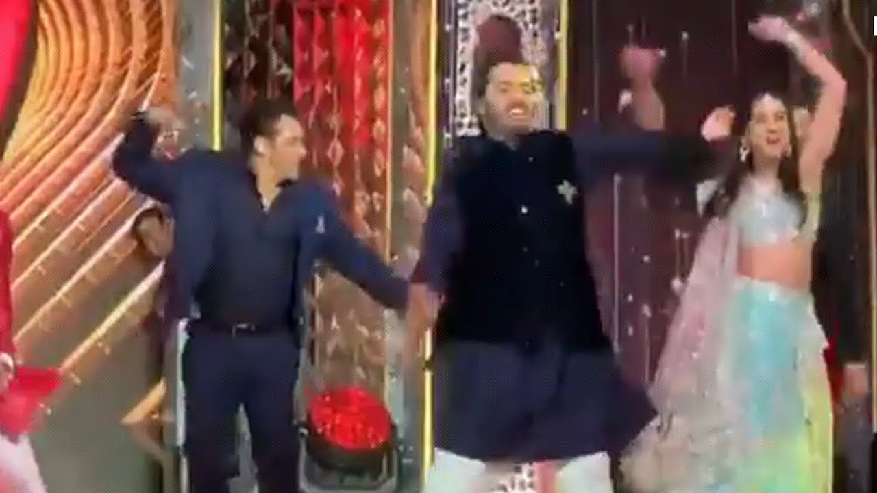 Omg Salman Khan Dance As A Background Dancer At Isha Ambani