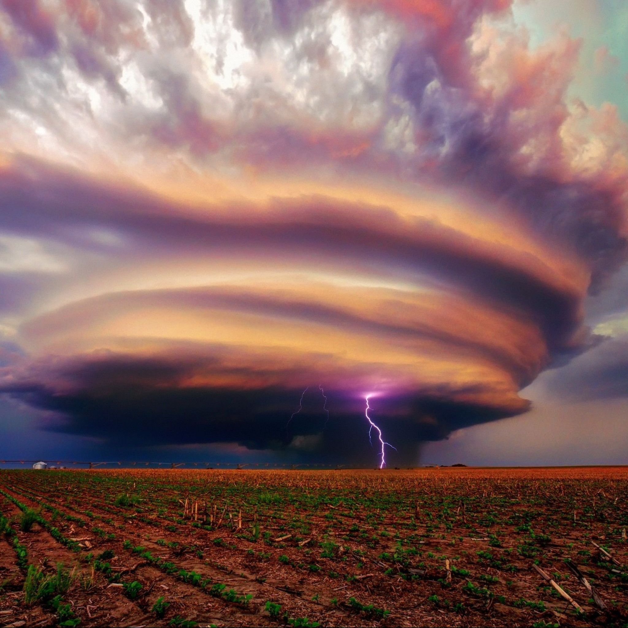 Large Hurricane Wallpaper