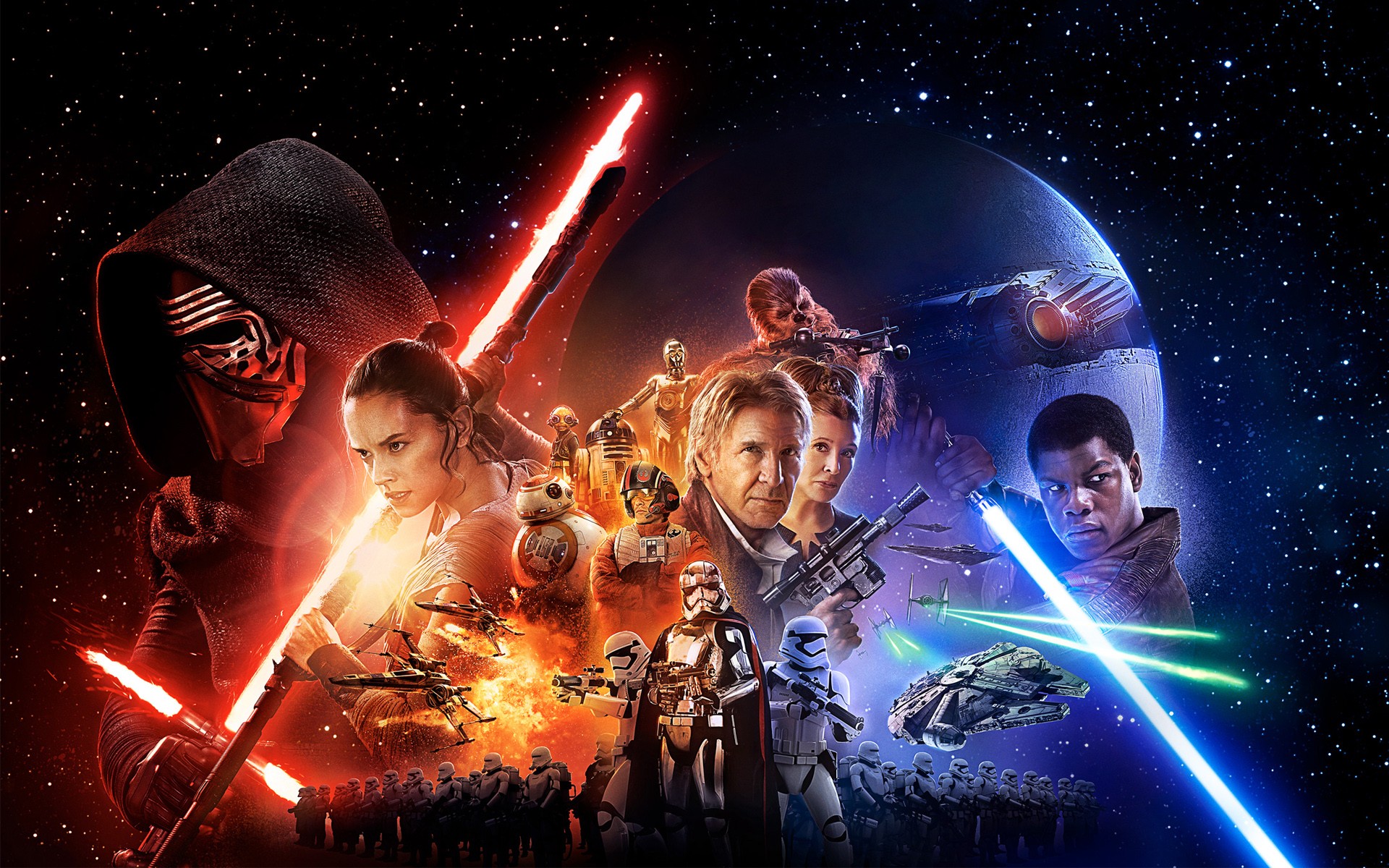 Star Wars Episode Vii The Force Awakens Movie New HD Wallpaper