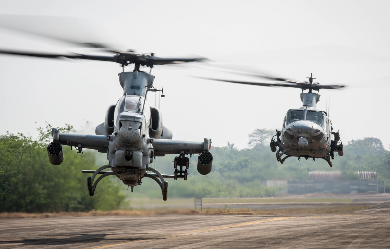 Wallpaper Helicopter Uh 1y Venom Us Marine Corps Ah 1z Viper