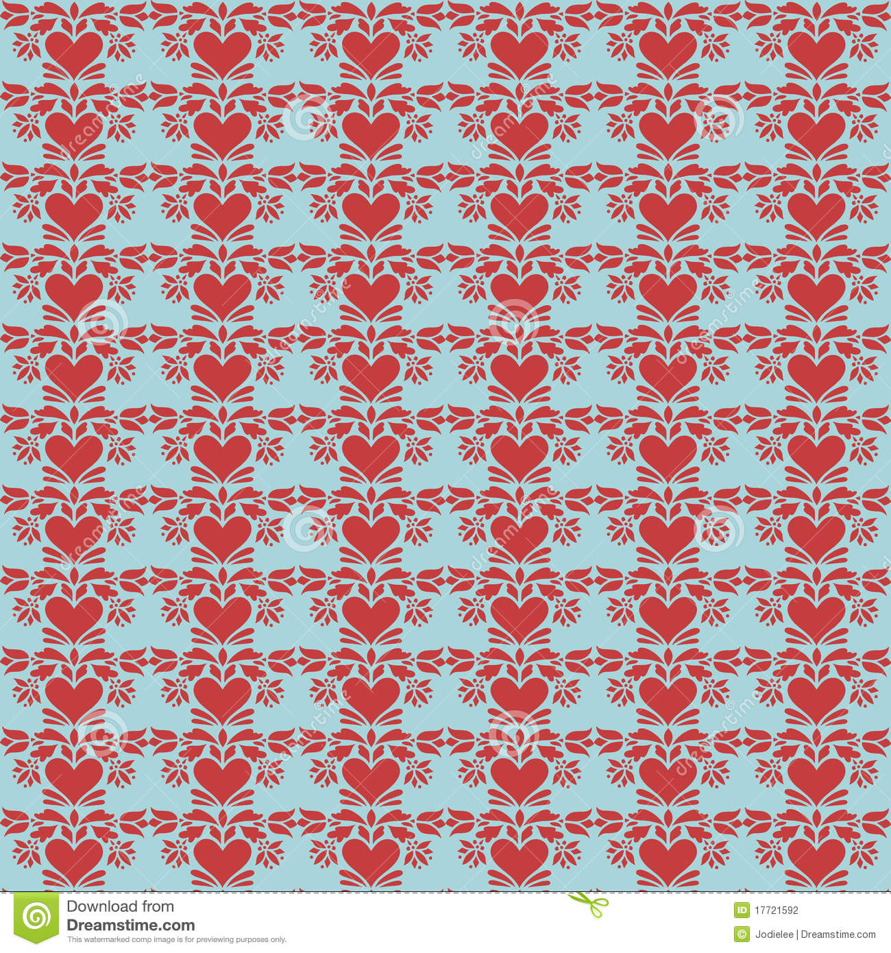 Image Folk Art Heart Pattern Pc Android iPhone And iPad Wallpaper