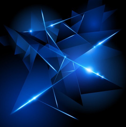 Dark Blue Hi Tech Abstract Background Vector