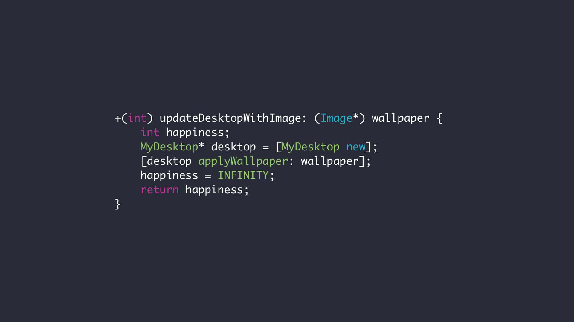 Funny Coding Happiness Wallpaper