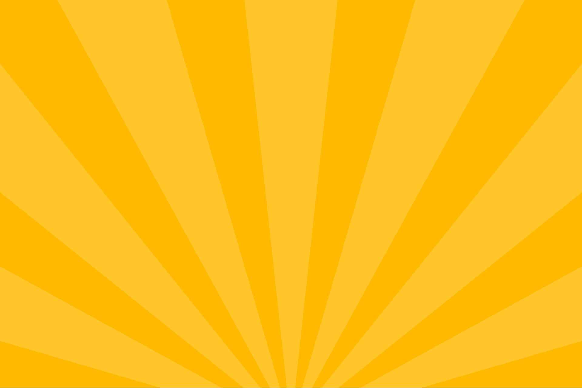 Retro Sunburst Yellow Wallpaper