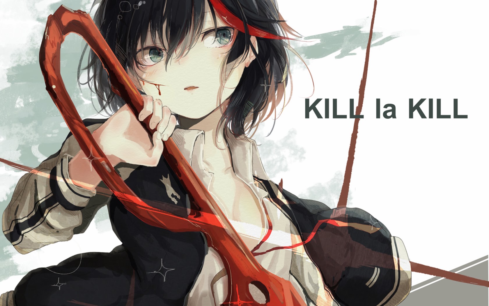 matoi ryuko kill la kill anime girl image hd wallpaper 1920x1200 4l 1680x1050