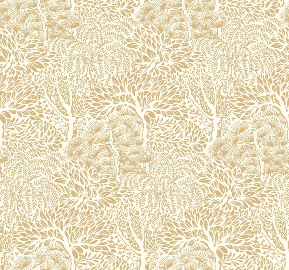 Miyuki Wallpaper In Gold From The Dwell Studio Collection By York