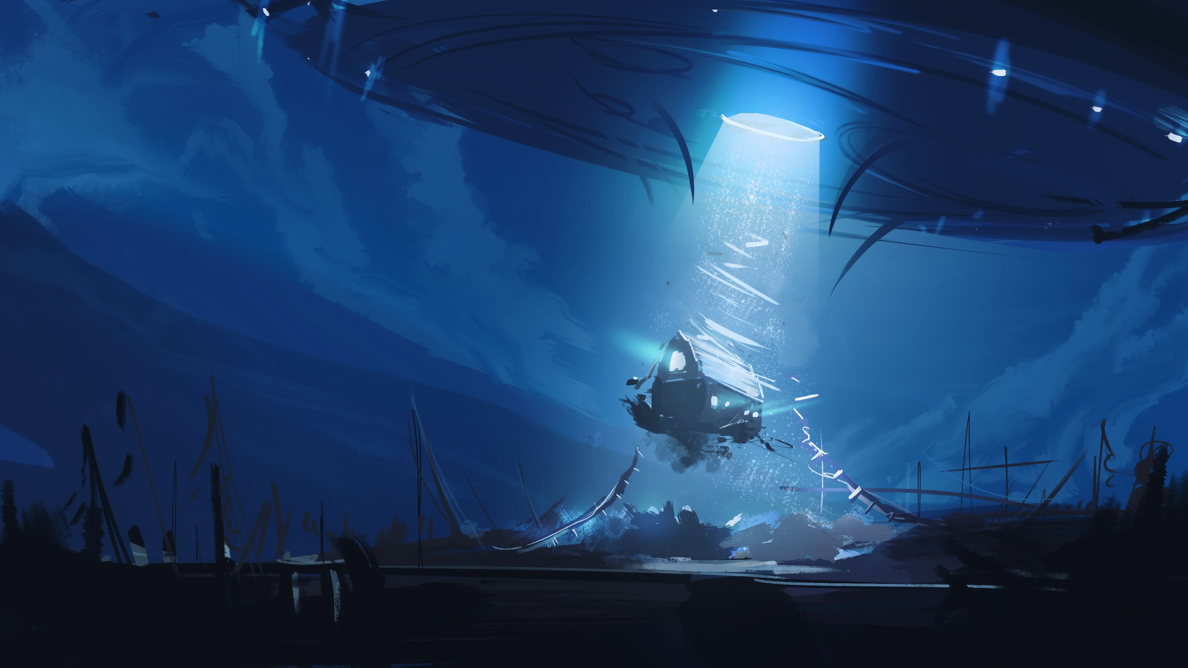 Ufo Wallpaper Top Background