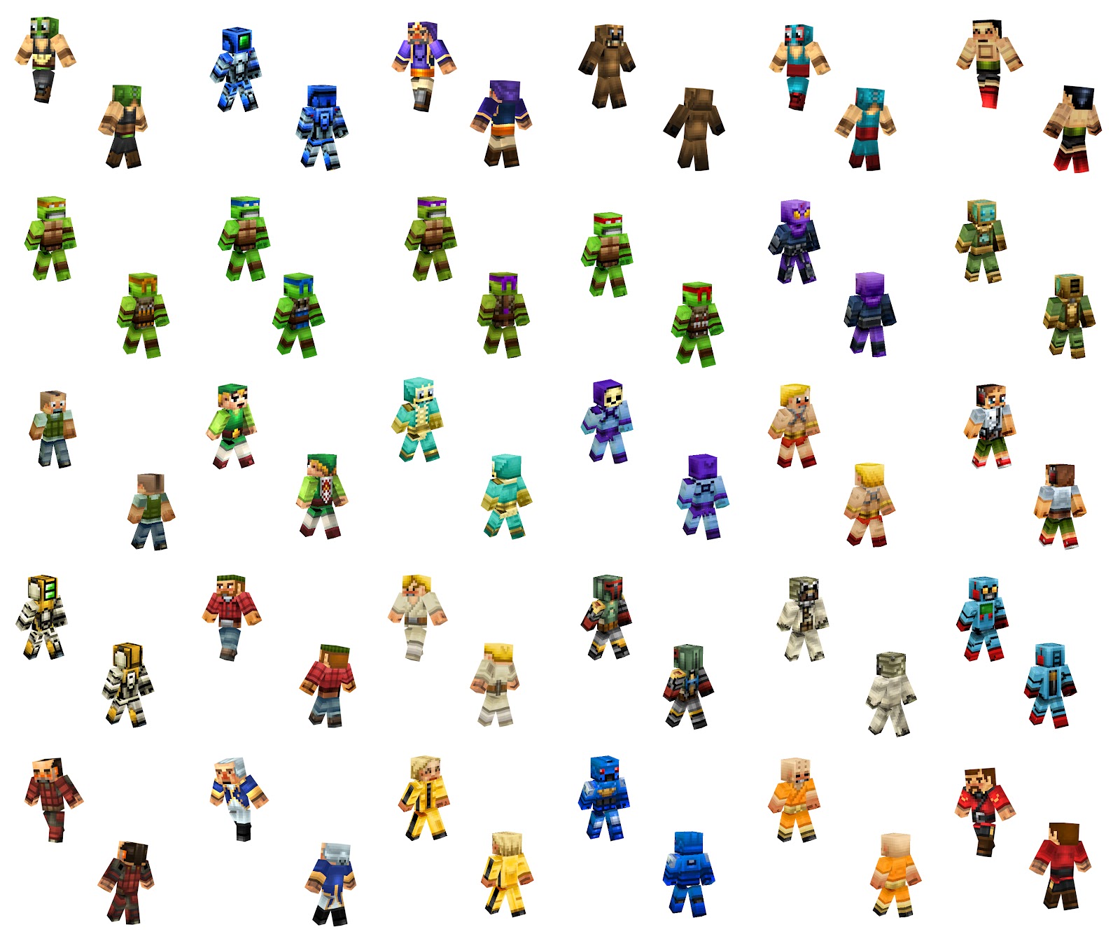Yesterday I Posted All My Minecraft Skins Up On Minecraftskins