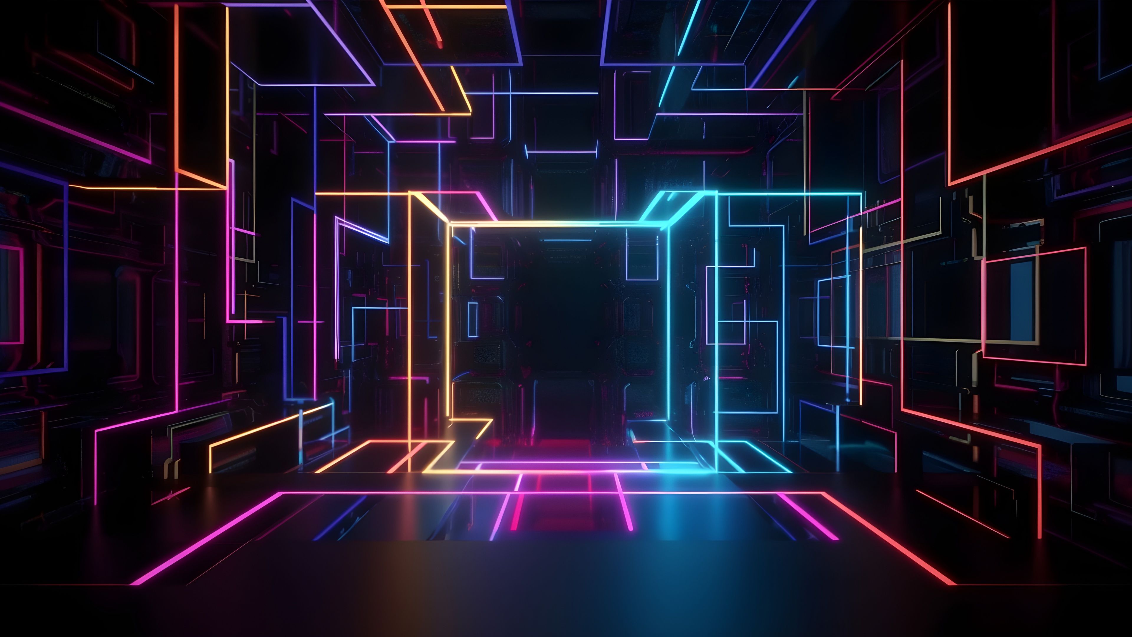 Neon 4k Wallpaper