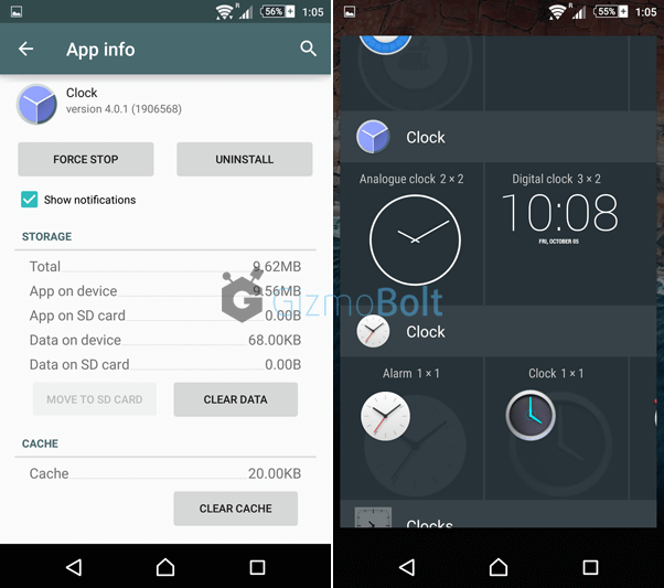 May At In Official Android M Wallpaper Clock