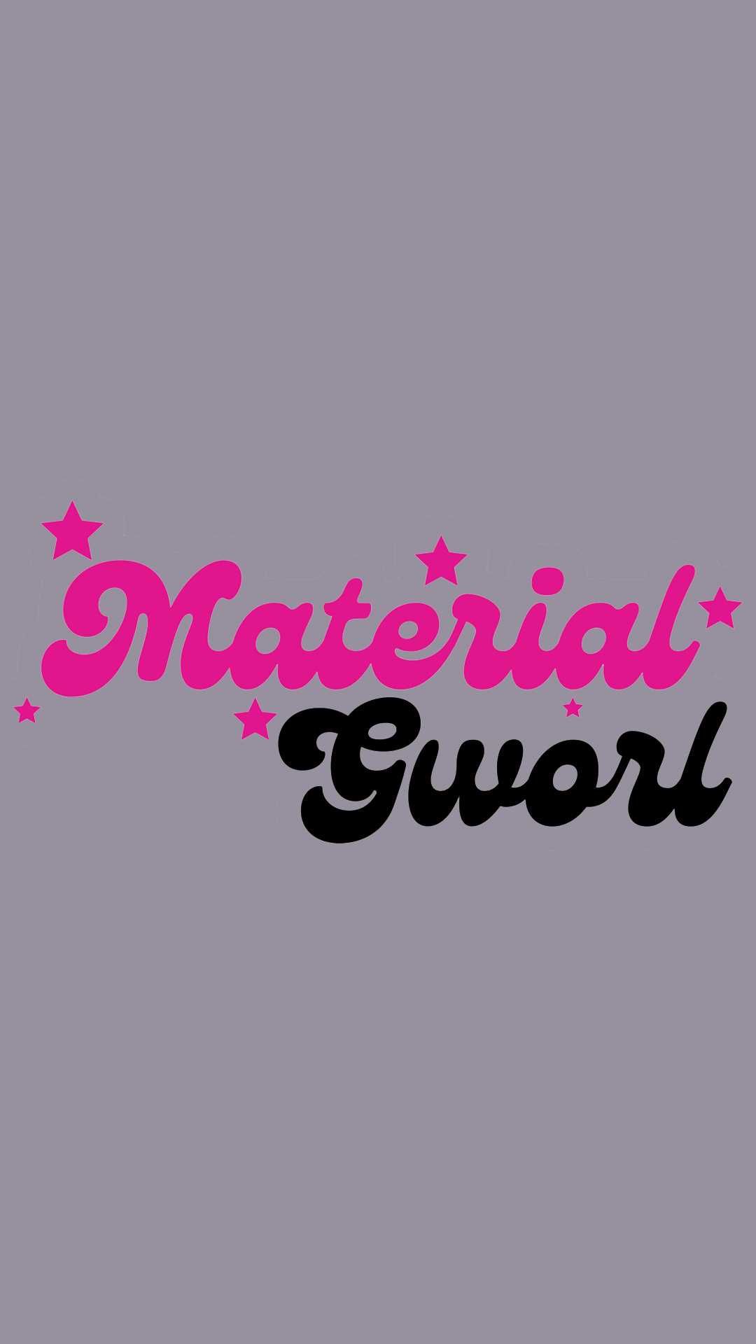 Material Girl Wallpaper Discover More Girly