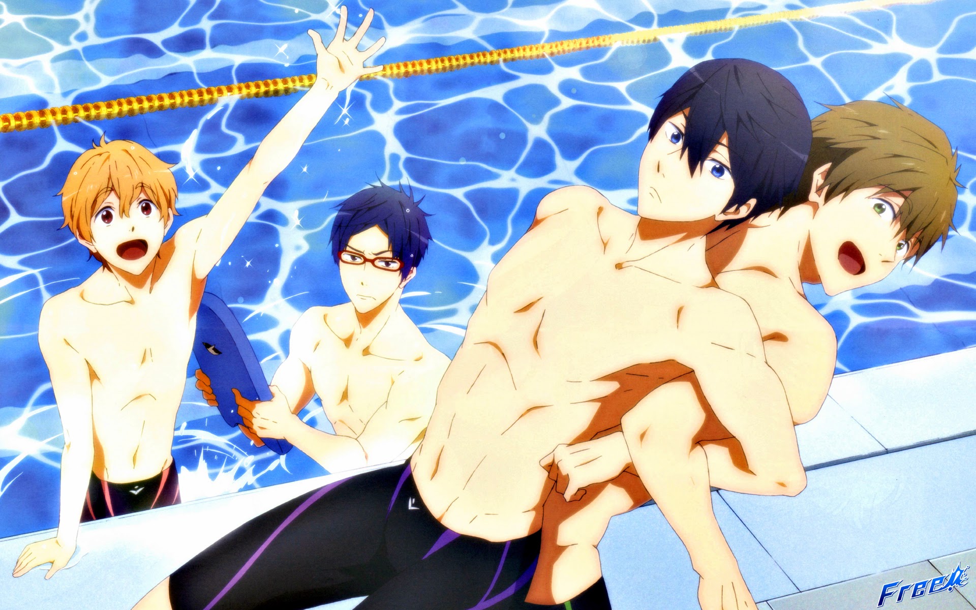 Iwatobi Swim Club Anime Boys Characters Nagisa Hazuki Haruka