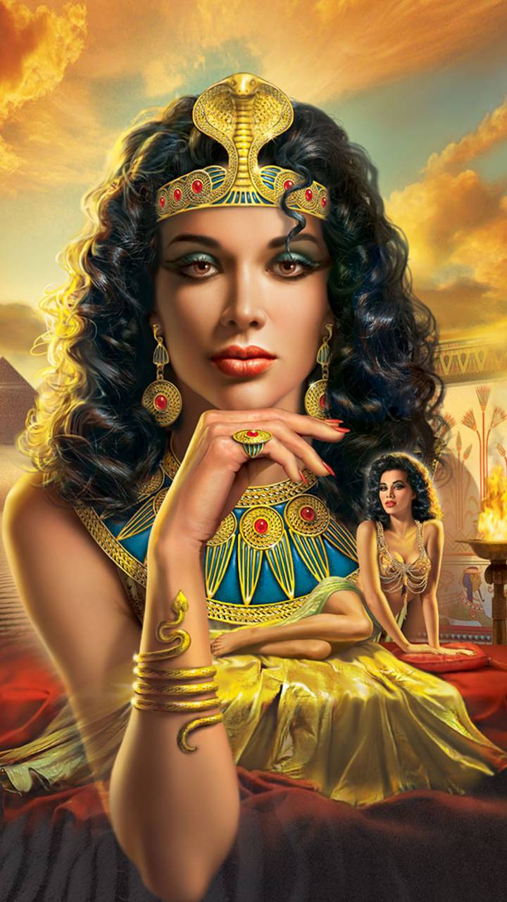 Cleopatra Wallpaper Top Background