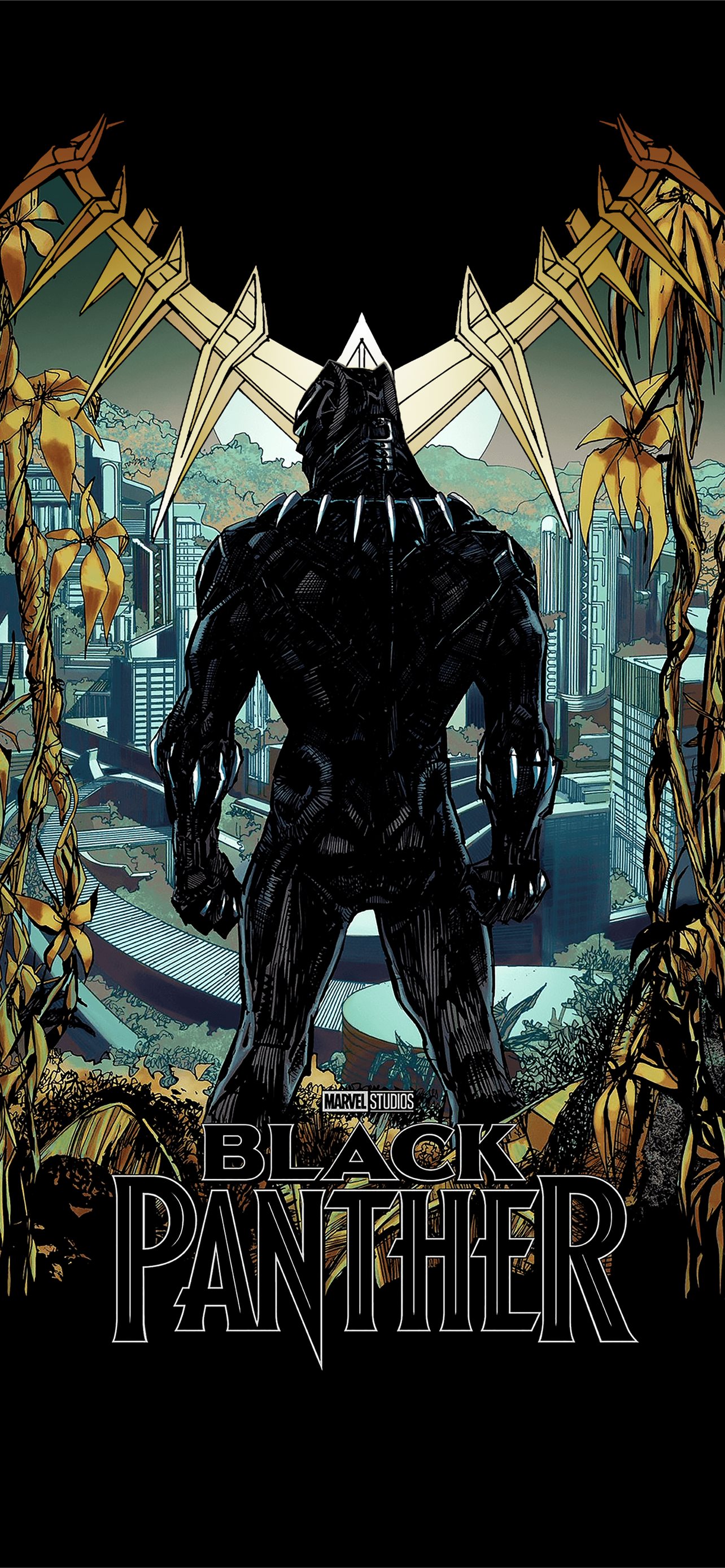 Black Panther Superhero Wallpaper
