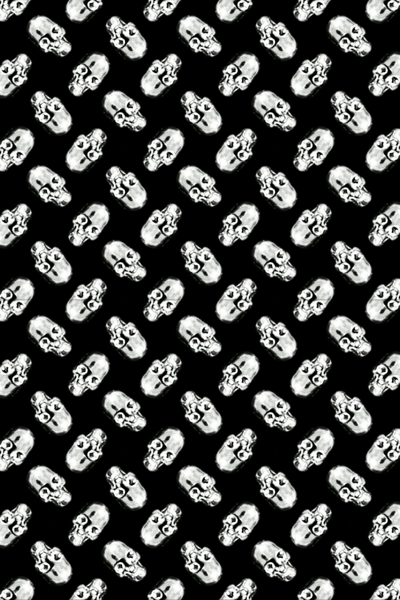 iPhonewallpaper Alexander Mcqueen Skull Femme iPhone Wallpaper