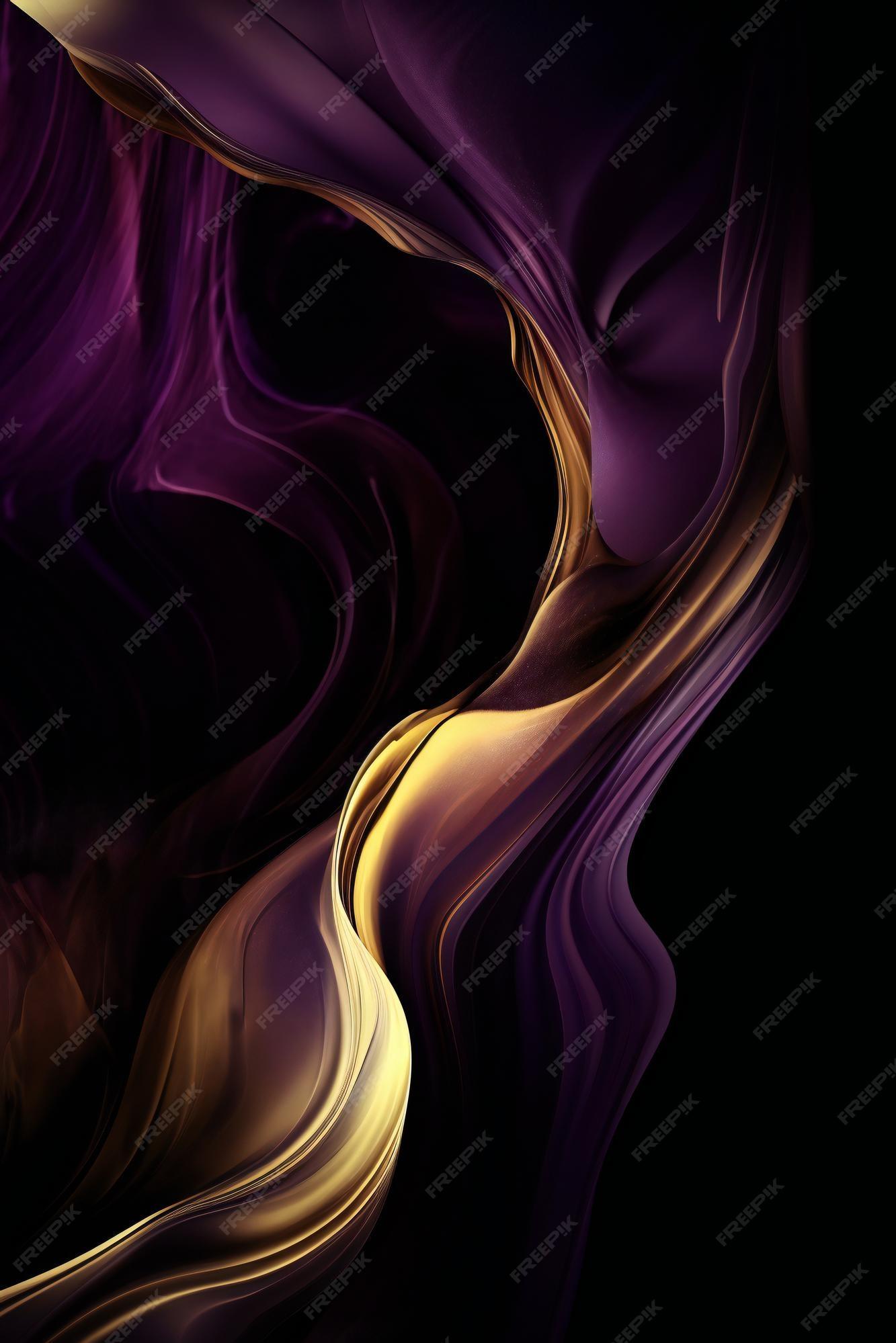 Premium Photo Purple And Gold Wallpaper For iPhone Is The Best