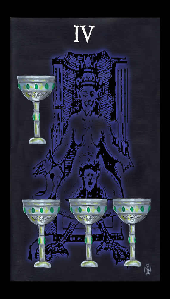 Of Cups Esoteric And Occult Luciferian Tarot Cards Wallpaper Image