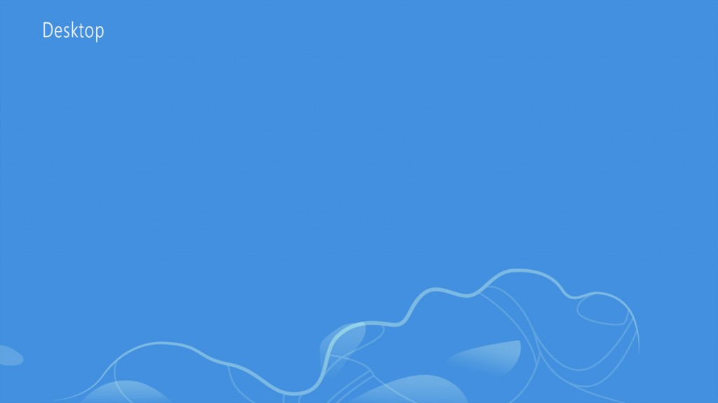 Blue Plain Screensaver HD Desktop Background Wallpaper
