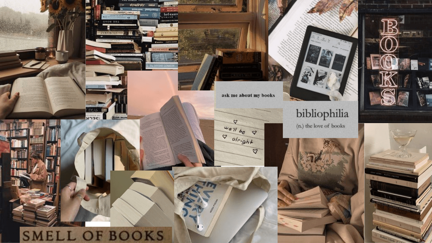 Book Aesthetic Wallpaper