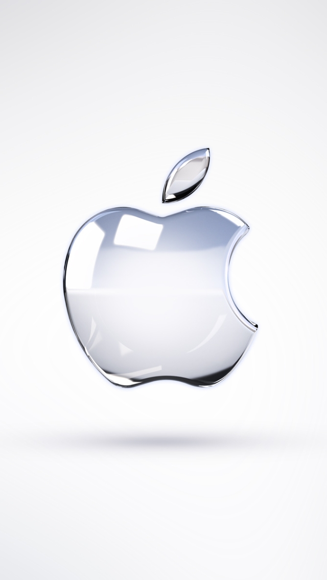 iPhone Wallpaper Apple White Logo